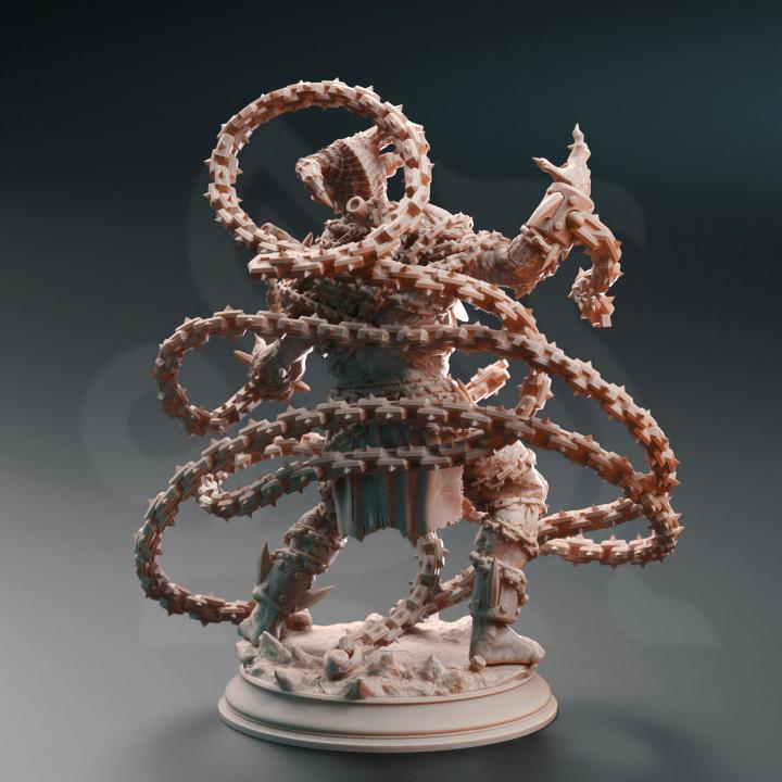 3pc Chained Devils DnD Dungeons and Dragons 28mm/32mm TTRPG Fantasy Wargame Miniature DnD 5e Pathfinder Fantasy Devil 5e Demons