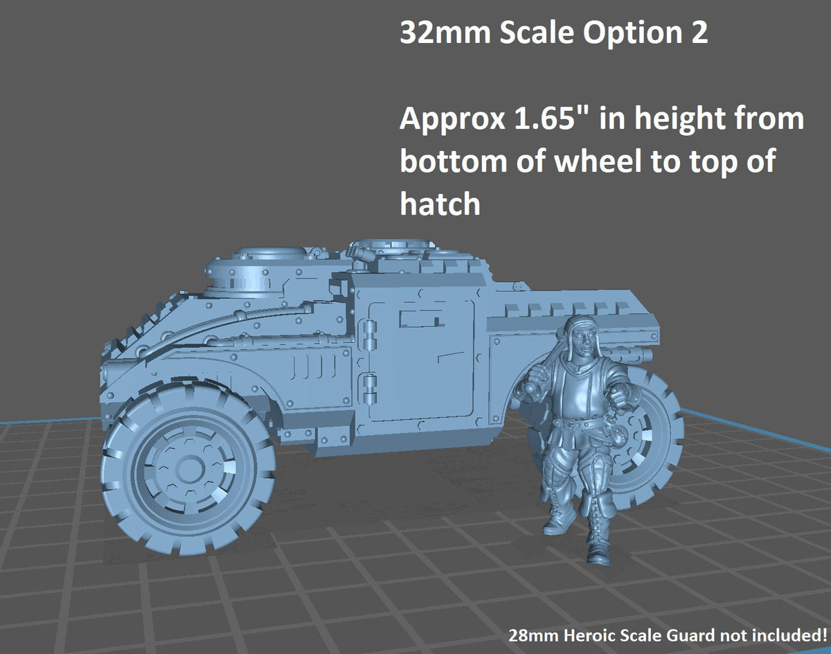 Outrider Buggy Miniature DnD Dungeons and Dragons 28mm/32mm Tabletop RPG Wargame Miniatures Assault Vehicle