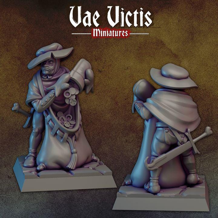 Gold Keeper Miniature for DnD Dungeons and Dragons 28mm/32 Scale TTRPG Wargame Fantasy Miniature