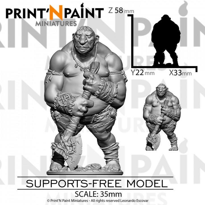 Wanderer Giant Miniature – Dungeons and Dragons RPG Tabletop Figure Pathfinder 5e –PnP