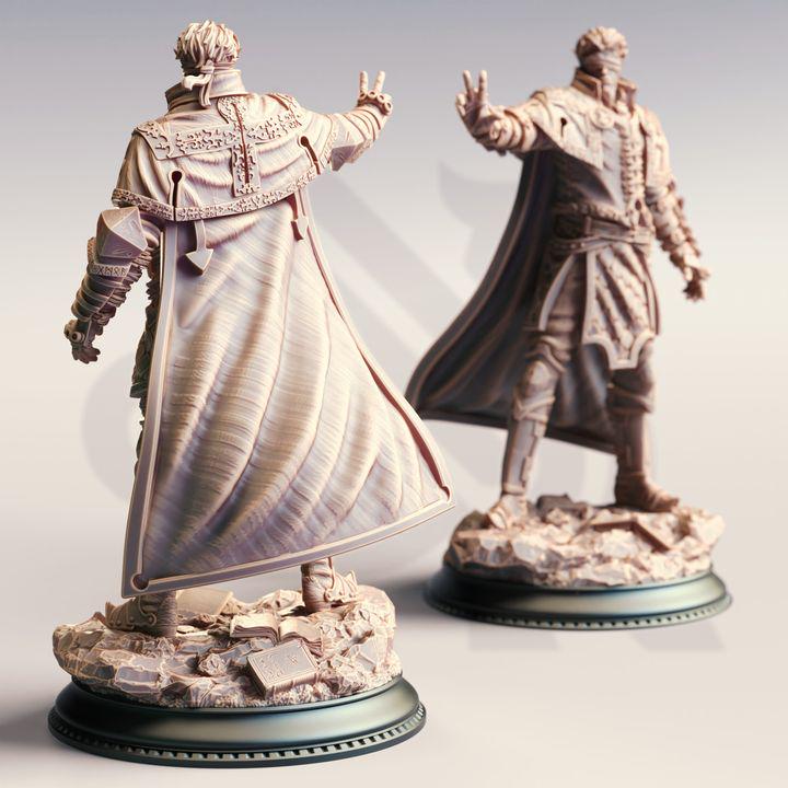 Half Elf Psionic Dungeons and Dragons 28mm/32mm/35mm Mini RPG Tabletop Miniature DnD Painting Pathfinder 5e DnD Varys Farseeker - DmS