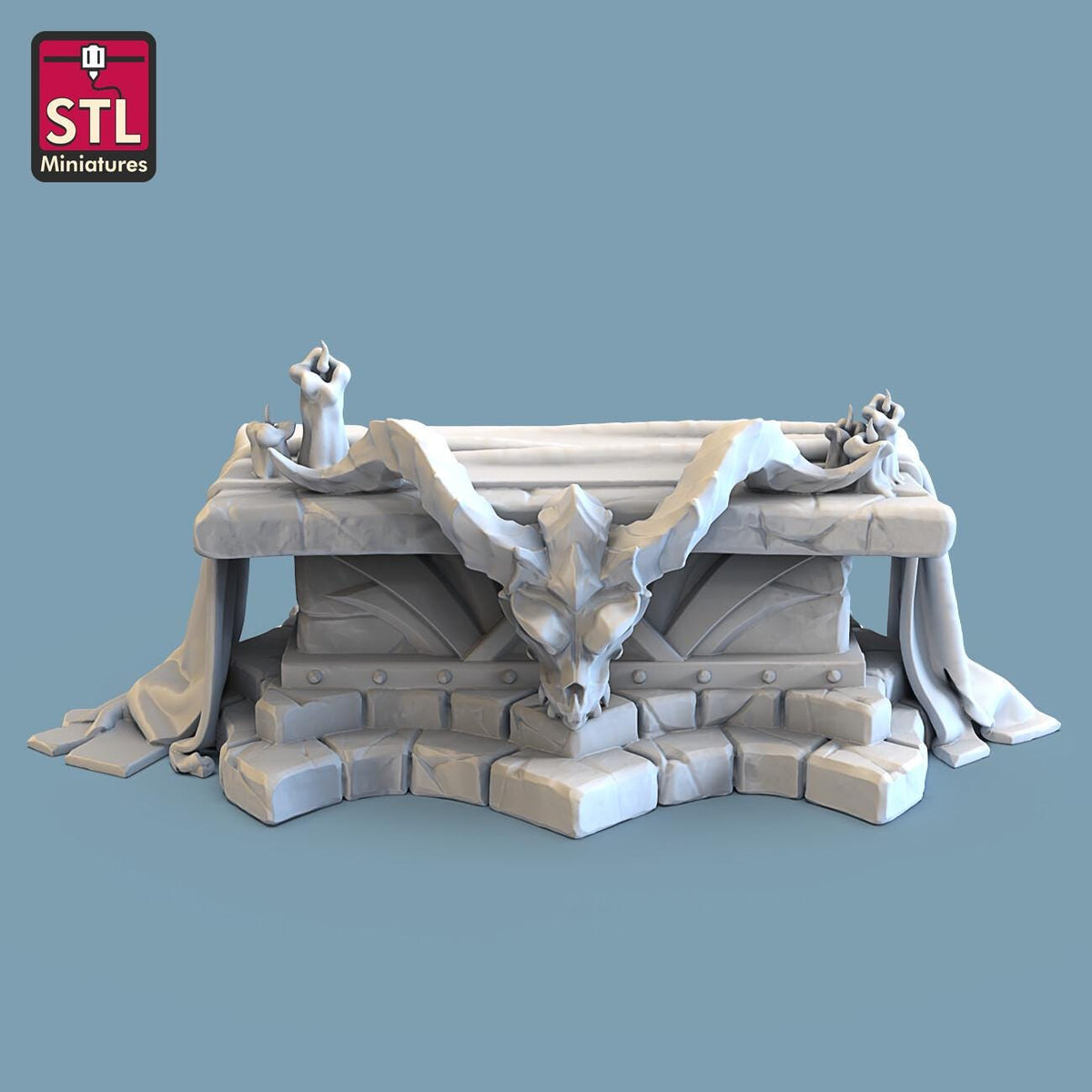 Altar of Sacrifice Miniature DnD Dungeons and Dragons 28mm/32mm Scatter Terrain Scenery TTRPG Fantasy Wargame Miniature props