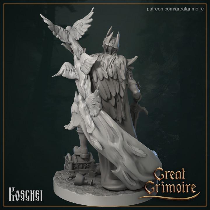Koschei Death King Miniature for Dungeons and Dragons 28mm/32mm Snake Warriors TTRPG - GG