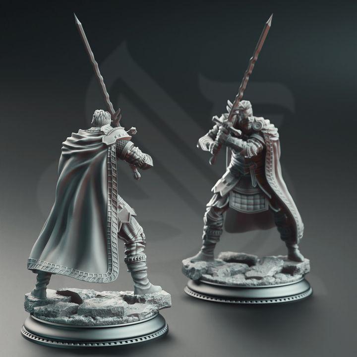 Veteran Commander Miniature Dungeons and Dragons Fantasy RPG Tabletop Miniature DnD Painting Pathfinder 5e DnD Field Marshall Kurt - DmS