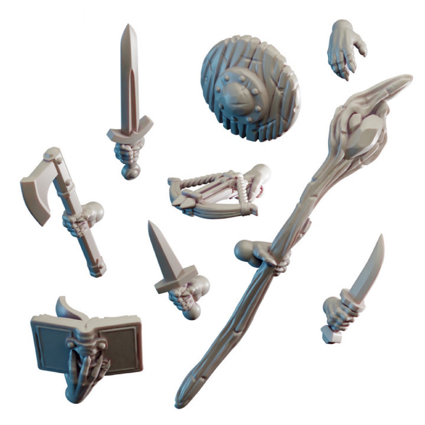 DnD Starter Pack, Forest Miniature Scatter terrain 28mm/32mm Magical Minis Mushroom Miniatures TTRPG Fantasy Wargaming Miniatures Forest NPC