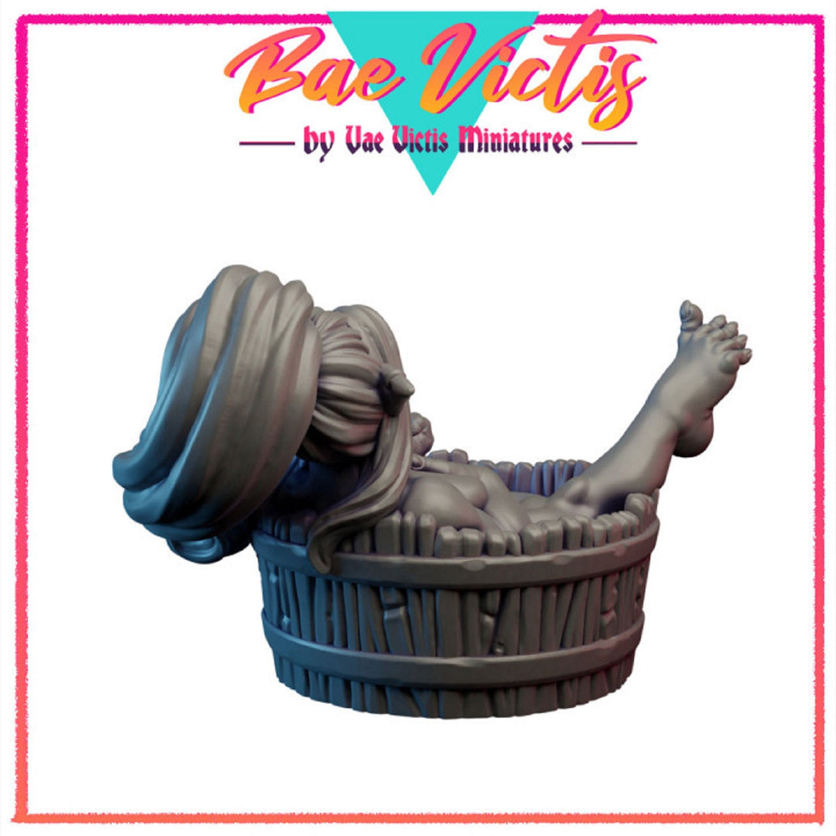 Goblin in a bath DnD Dungeons and Dragons 28mm/32mm TTRPG Wargame NPC Miniature Gift for DM Birthday Gift Fantasy Miniatures