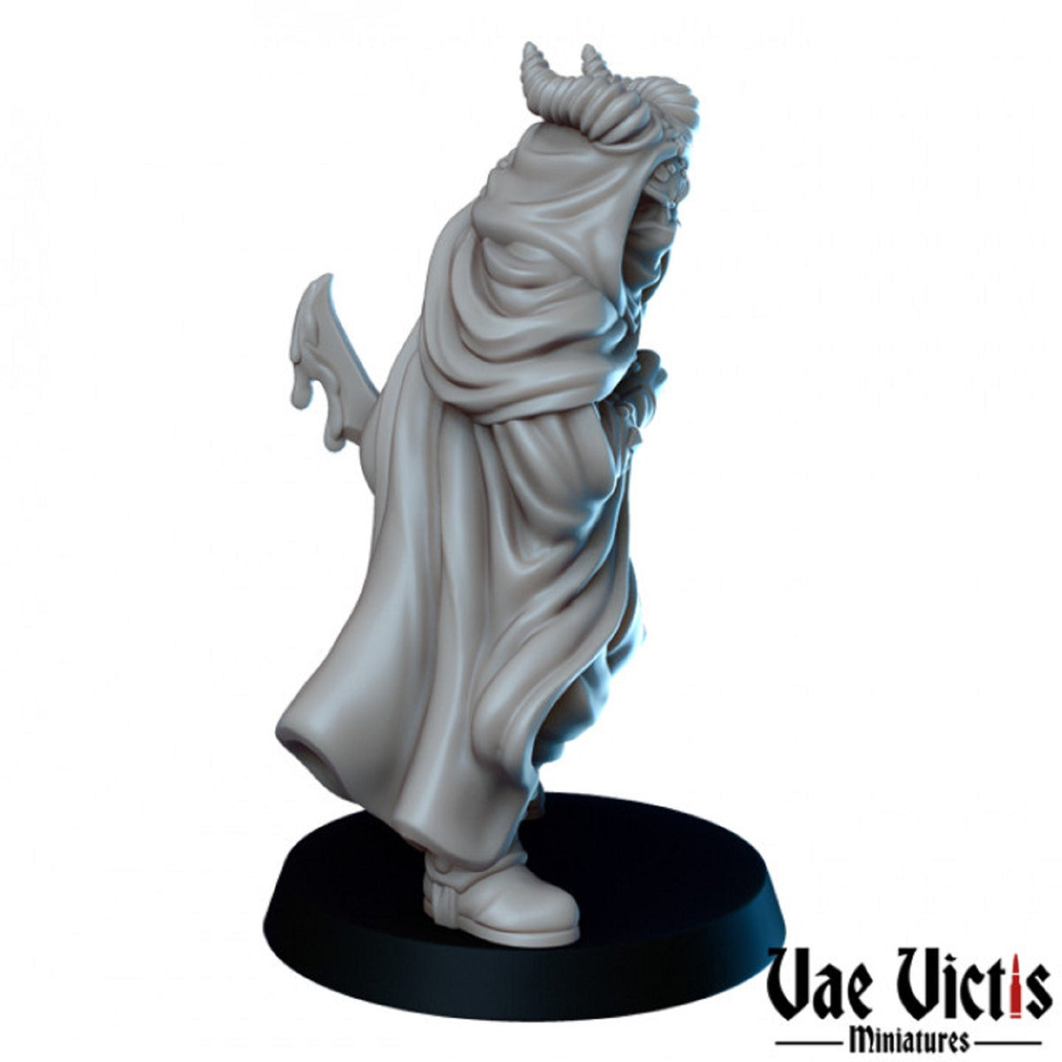 Tiefling Assassin Rogue DnD Dungeons and Dragons 28mm/32mm TTRPG Fantasy Miniatures Wargame 3D Printed Miniature Assassin