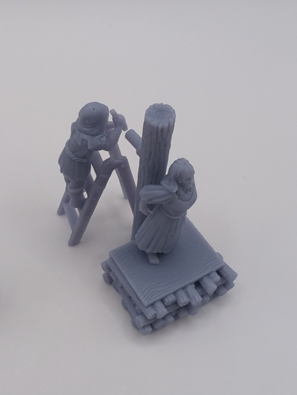 Inquisition Miniature Set for DnD, Dungeons and Dragons, Dark Justice Scenes, TTRPG Miniature, Wargame Tabletop, 28/32mm - Tiny Furniture