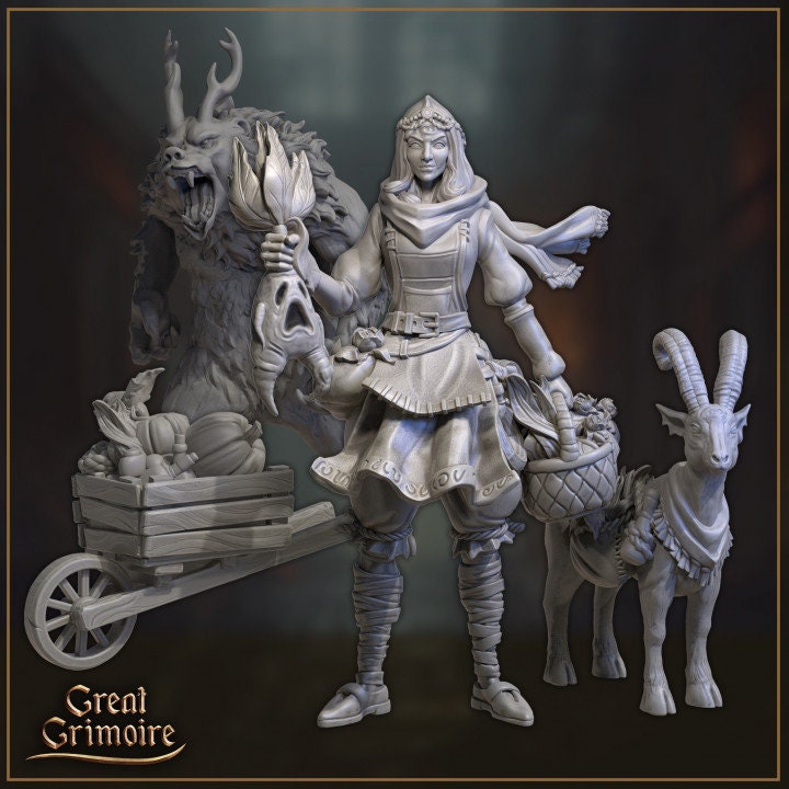 Three-eyed Orchardist, DnD, Dungeons and Dragons, 28mm 0r 32mm,