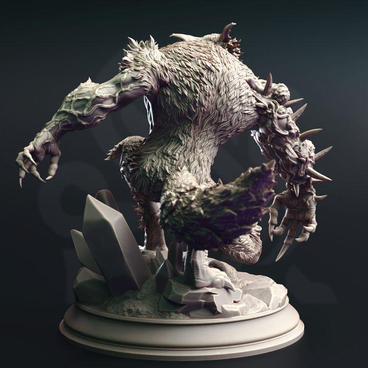 Werewolf Abomination Miniature Bloodclaw DnD Dungeons and Dragons 28mm/32mm/38mm Monster Miniature Monstrosity DnD Horror Creature — Etsy photo 4