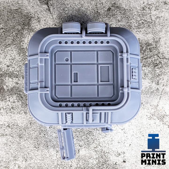 The Tech Support Pod Building 28mm/32mm Scale Market Scatter Scenery for TTRPG Fantasy Wargames Scifi Terrain Store miniature Industrial — Etsy photo 6