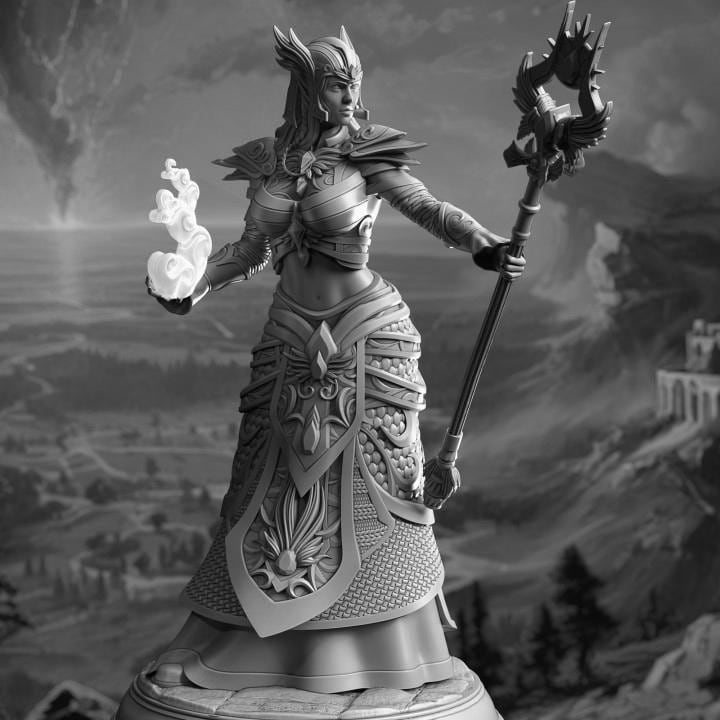 High Elven Witch Queen miniature