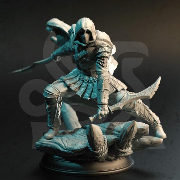 Drow Assassin Etsy listing photo 3