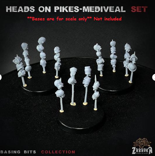 Heads on pikes alternate view