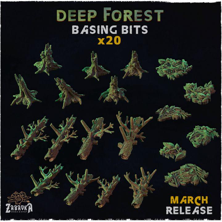 20-piece miniature tree roots set