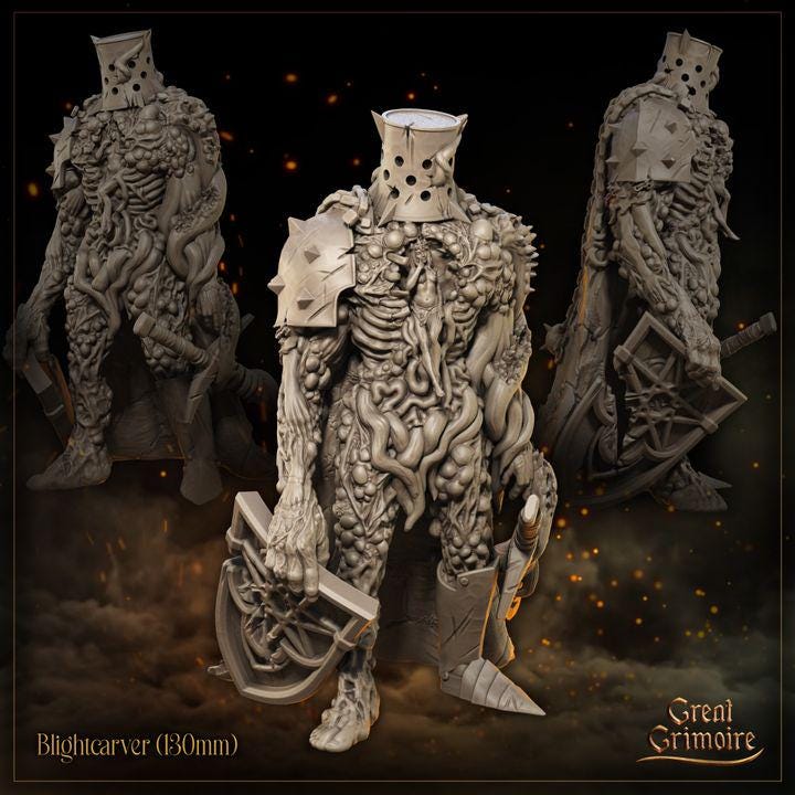Blightcarver mutated monster miniature