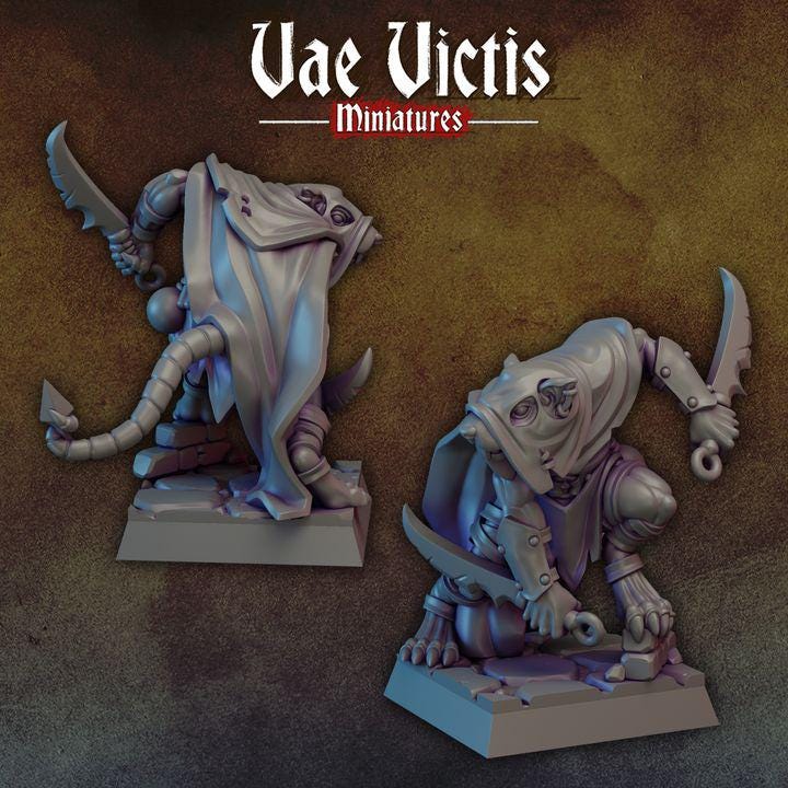 Rat Fighter Sewer Stalker miniature