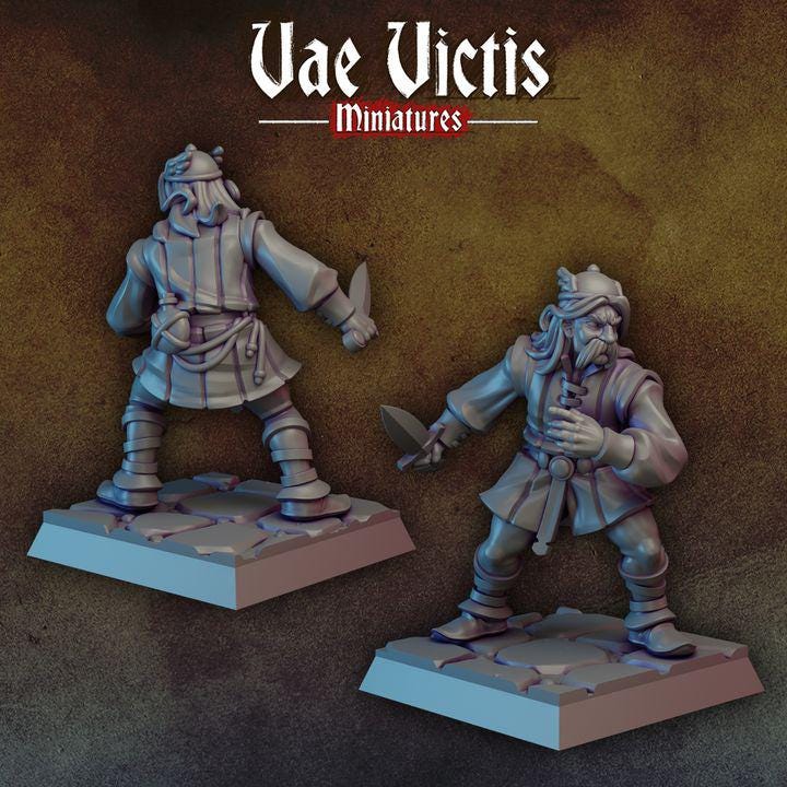 Chara medieval fantasy fighter miniature
