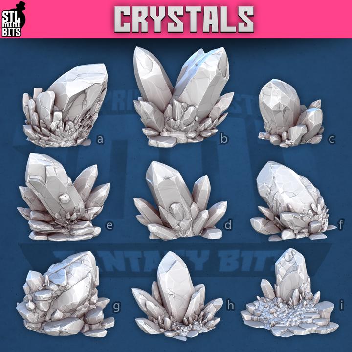 9pc Crystal Miniatures Etsy listing image
