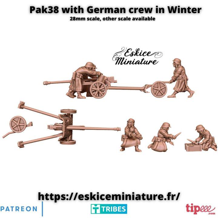 PaK 38 German Winter Crew Etsy photo 2