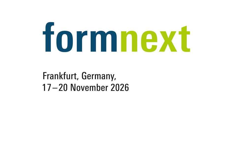 Official Formnext logo with Frankfurt, Germany, and event dates November 17–20, 2026.