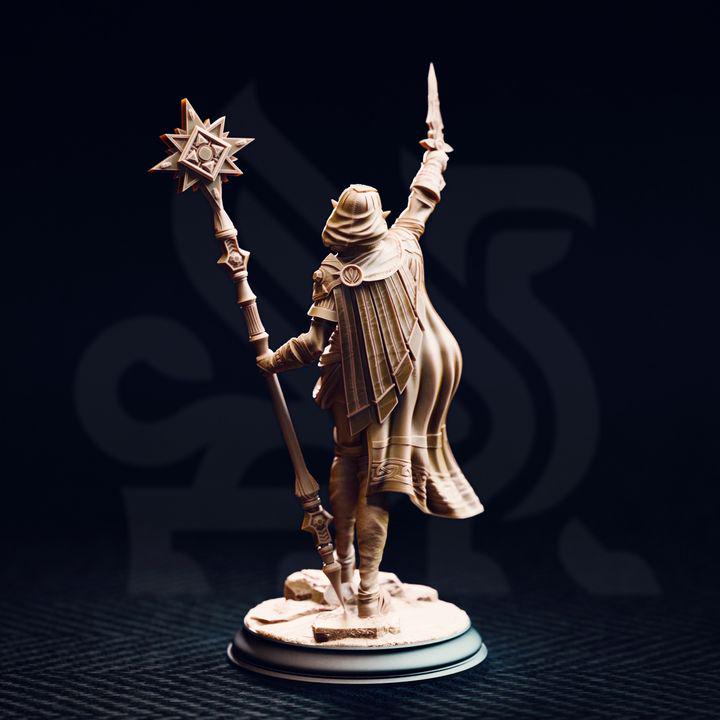 
Desert Priestess Dungeons and Dragons 28mm/32mm/38mm Mini RPG Tabletop Miniature DnD Painting Pathfinder 5e DnD - DmS