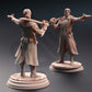 
3pc Bandit Swashbuckler Thugs DnD Dungeons and Dragons 28mm/32mm TTRPG Wargame Miniature DnD 5e Pathfinder Cartel Enforcers Human Fighters