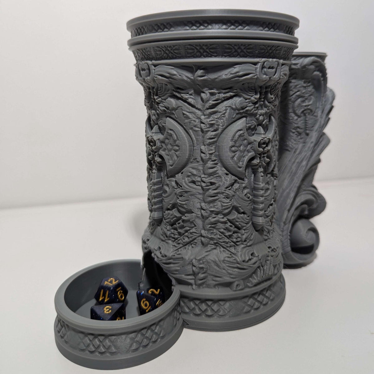 
Barbarian Tankard Dice Vault and Tower 3D