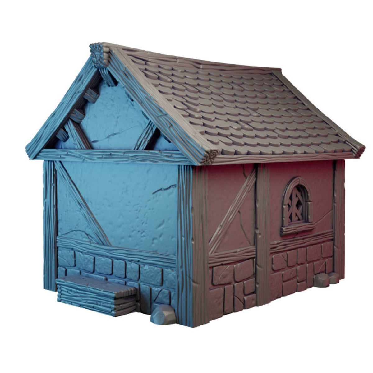 
Toll House Miniature DnD Dungeons and Dragons 28mm/32mm TTRPG Wargame Miniature Building Props Scenery DnD 5e Outhouse House figurine