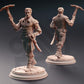 
3pc Bandit Swashbuckler Thugs DnD Dungeons and Dragons 28mm/32mm TTRPG Wargame Miniature DnD 5e Pathfinder Cartel Enforcers Human Fighters