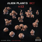 
Alien Plants V2 12pc - Basing Bits (Plants) 28mm/32mm Sci-fi Battlefield Scatter Extraterrestrial Fantasy Scenery Elements Tyranid Mini