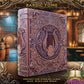 
Bard Tome Dice Vault – Slide-Out Tray for Dice, Cards, Minis – DnD Spellbook Prop – RPG Storage for Musical & Charismatic Bards, FatesEnd