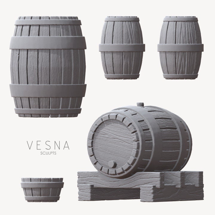 
Barrels DnD Dungeons and Dragons 28mm/32mm