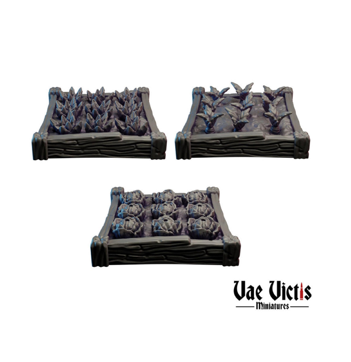 
Crop Miniatures DnD Dungeons and Dragons 28mm/32mm TTRPG Fantasy Wargame Scatter Farm miniatures Vegetable Patch Vegetable miniatures
