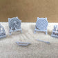 
Miniature Bow and Arrow Set, Range, Target Miniature Weapons 28mm 32mm Scale for DnD Dungeons and Dragons TTRPG Wargame Scatter Terrain