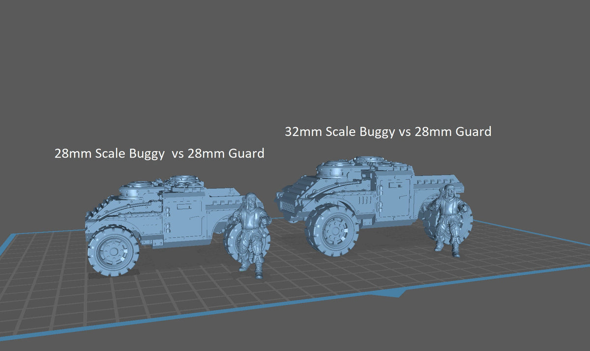 
Outrider Buggy Miniature DnD Dungeons and Dragons 28mm/32mm Tabletop RPG Wargame Miniatures Assault Vehicle