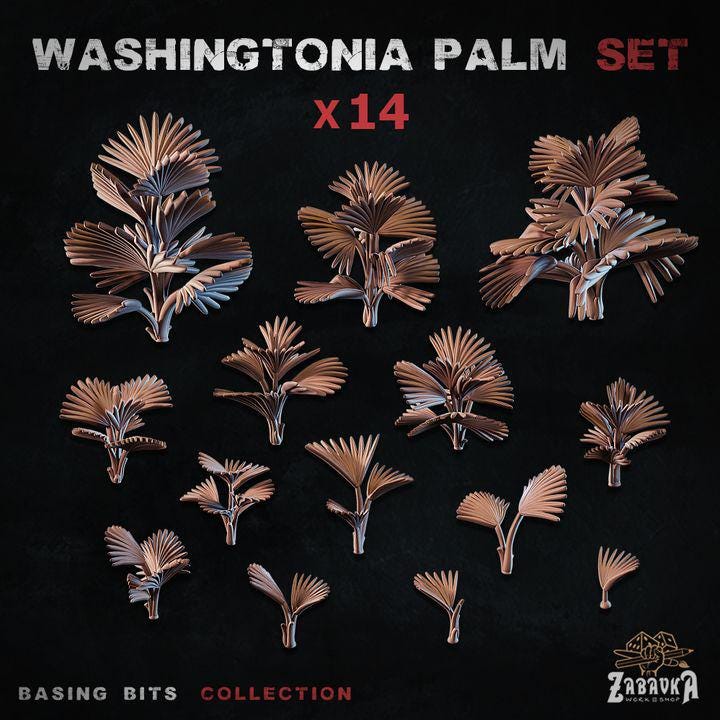 
Washingtonia Palm basing bits