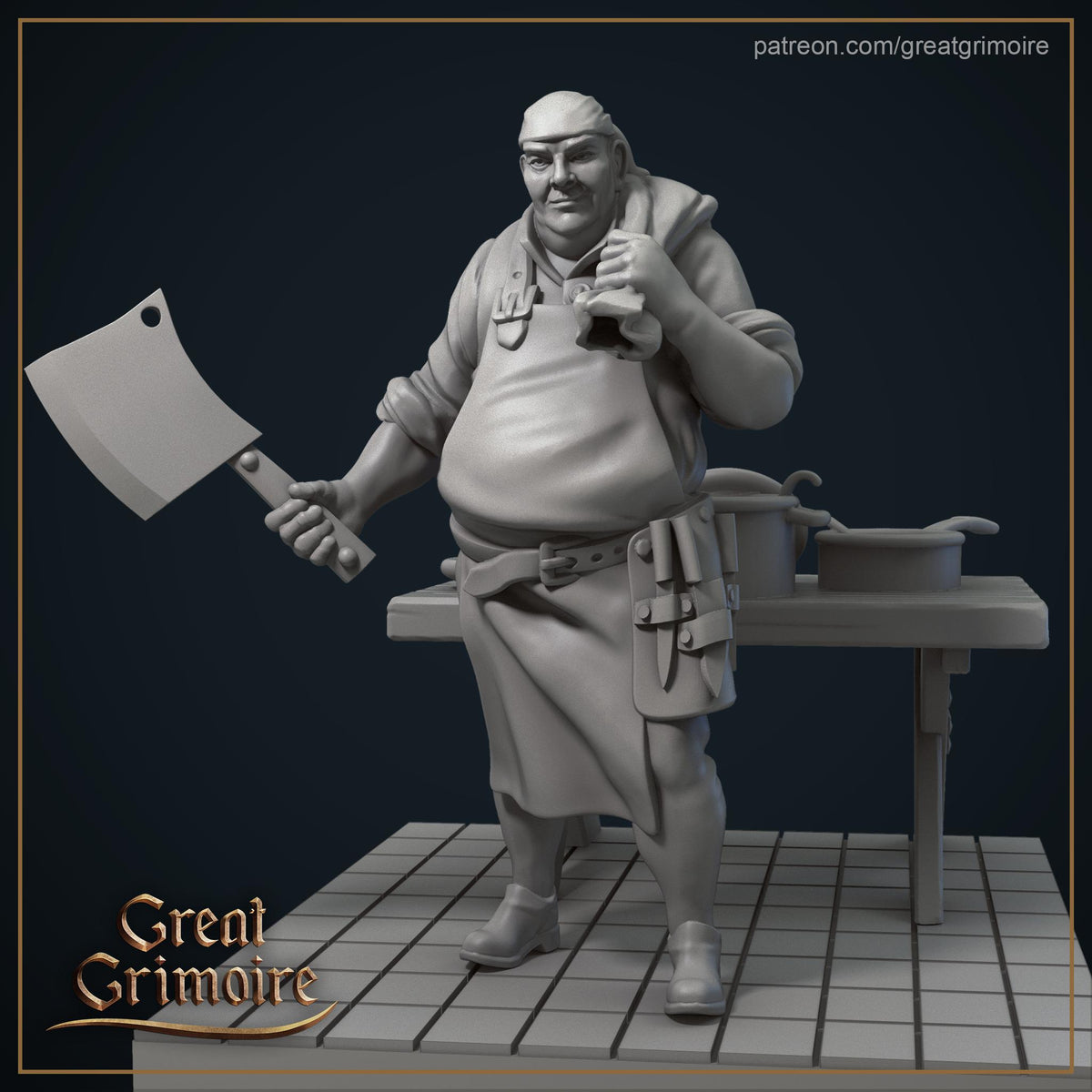 
Cook Dungeons and Dragons 28mm/32mm/38mm