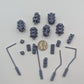 
18pc Road Traffic Lights (Basing Bits 2.0) 28mm/32mm Scale Basing Materials Dystopian Wargaming City Infrastructure Scenery ElementsZbW