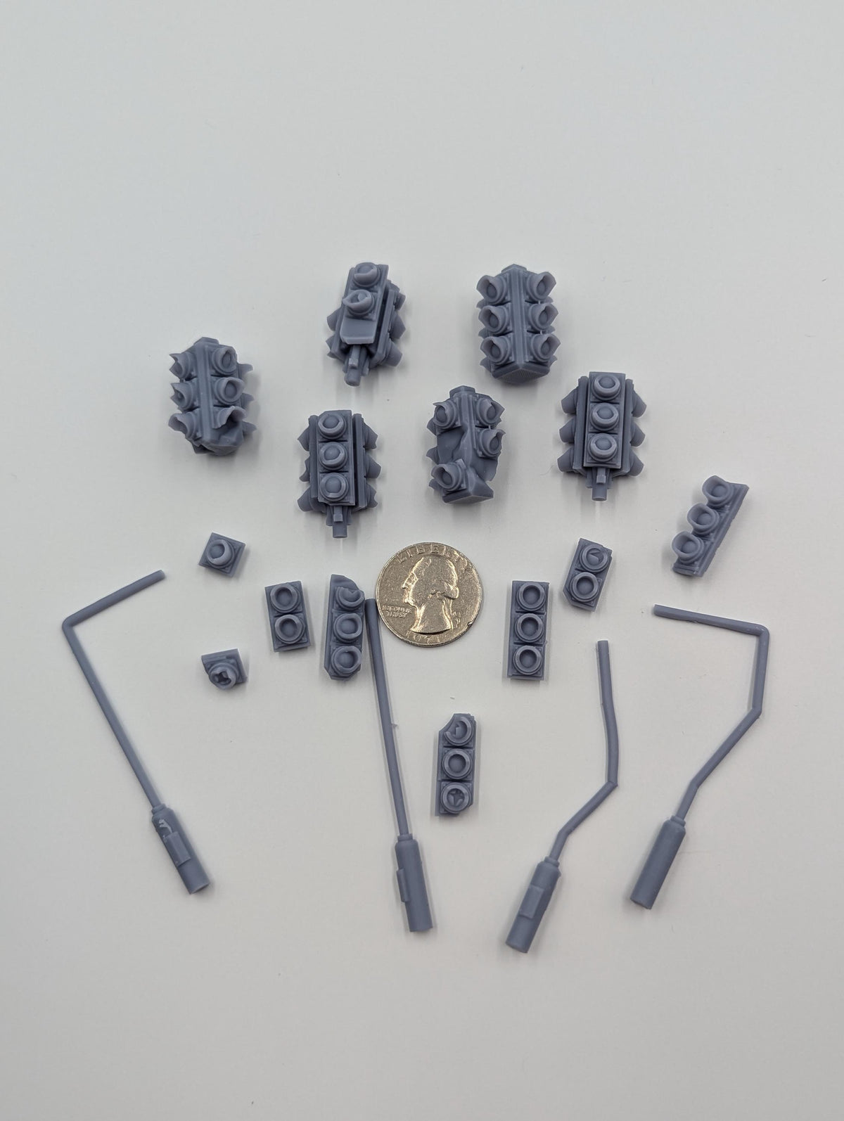 
18pc Road Traffic Lights (Basing Bits 2.0) 28mm/32mm Scale Basing Materials Dystopian Wargaming City Infrastructure Scenery ElementsZbW