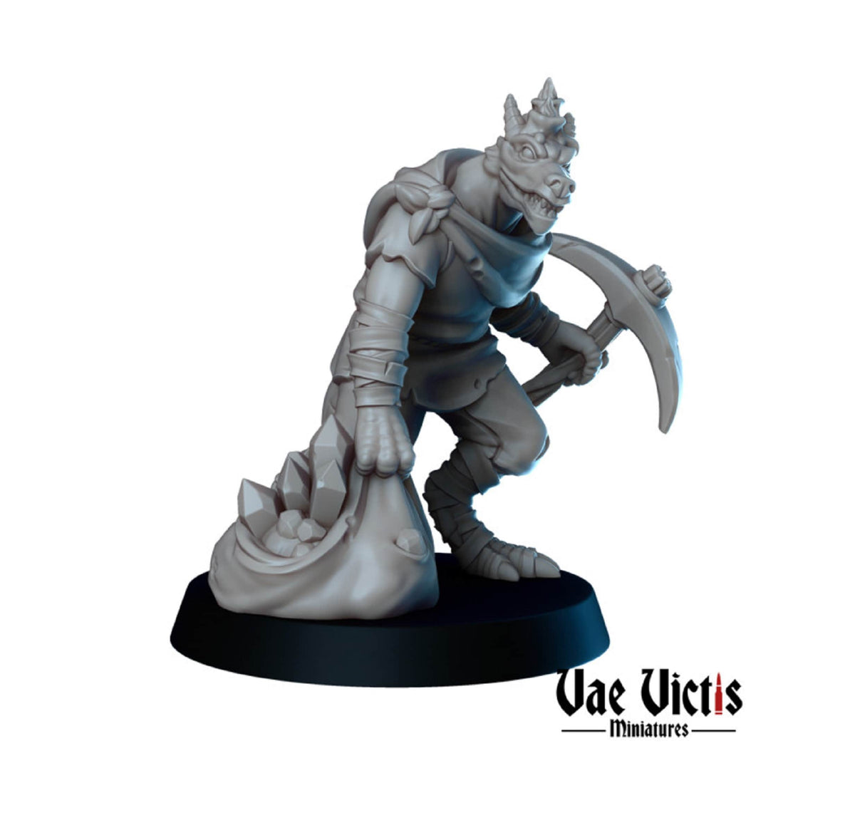 
Kobold Miner DnD Dungeons and Dragons 28mm/32mm TTRPG Wargame NPC Undergrounds figurine 5e Miniatures for painting