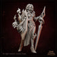 
Female Fighter with a Skeleton shield for Dungeons and Dragons 28mm/32mm/35mm TTRPG Joanna - GG
