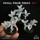 
15pc Palm Trees - Basing Bits (Plants) 28mm/32mm Fantasy Battlefield Basing Tropical Jungle Scenery Elements TTRPG Forest Garden ScatterZbW