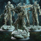 
3pc Fey Armor Warriors Dungeons and Dragons 28mm/32mm/38mm Mini RPG Tabletop Miniature DnD Painting Pathfinder DnD Forgotten Knights - DmS