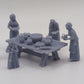 
Tavern Cooks DnD Dungeons and Dragons TTRPG Wargame Scatter Terrain Female Cook NPCs Townsfolk NPCs Wargame Miniatures Food Diner