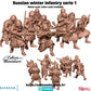 
Russian Winter Infantry Serie 1 – 15mm 20mm 28mm 32mm 1 35 Scale – WW2 Soviet Army Miniatures for Wargames – Eskice Miniature