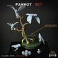 
18pc Parrot Miniatures for Dungeons and Dragons 28mm/32mm Basing Bits DnD Scatter Terrain Scenery Scatter TTRPG Mini Basing Material - ZbW