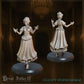 
2pc Townsfolk Dancers The Enchanted Duo DnD Dungeons and Dragons TTRPG Wargame Miniatures 28mm/32mm Townsfolk NPCs  Medieval Villagers - GG