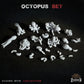 
23pc Octopus Set DnD Dungeons and Dragons 28mm/2mm TTRPG Scatter Terrain Octopus Sea creatures Basing bit Miniatures Under Water Campaigns