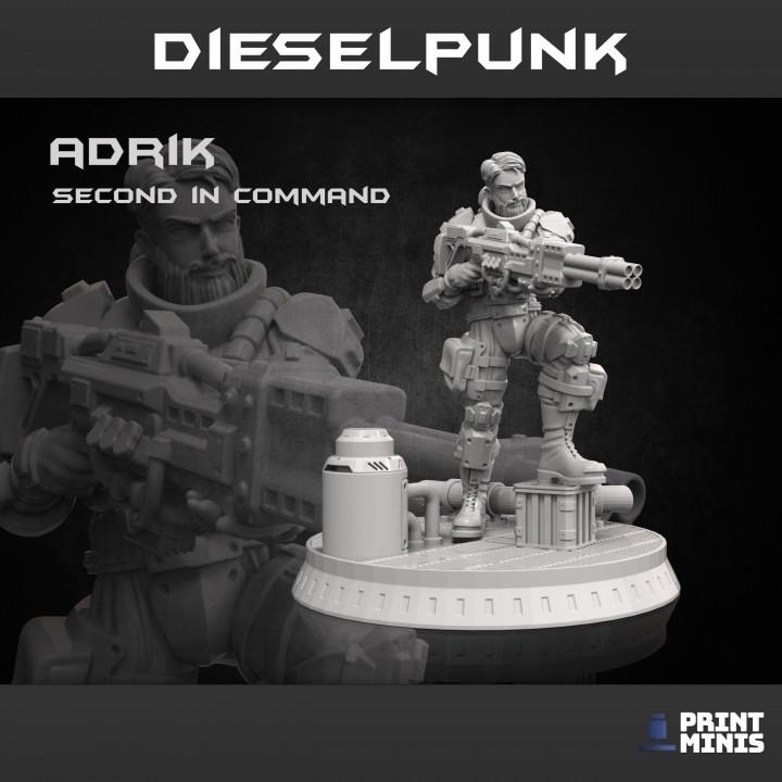 
5pc Diesel Heroes - Dieselpunk Collection | 28mm/32mm TTRPG Sci-fi Industrial Dieselpunk Maslo Group Fighters Dystopian Wargaming Miniatures